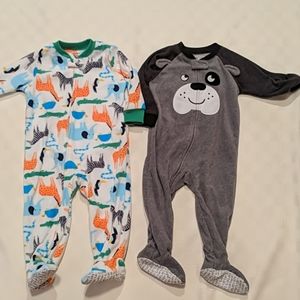 Boy 12 month Carter's footie pajamas